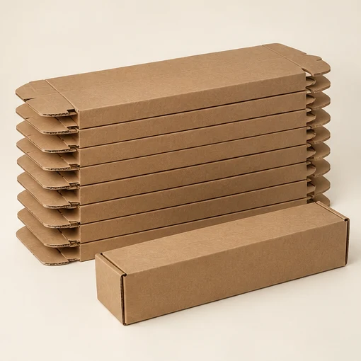Slim kraft mailing boxes